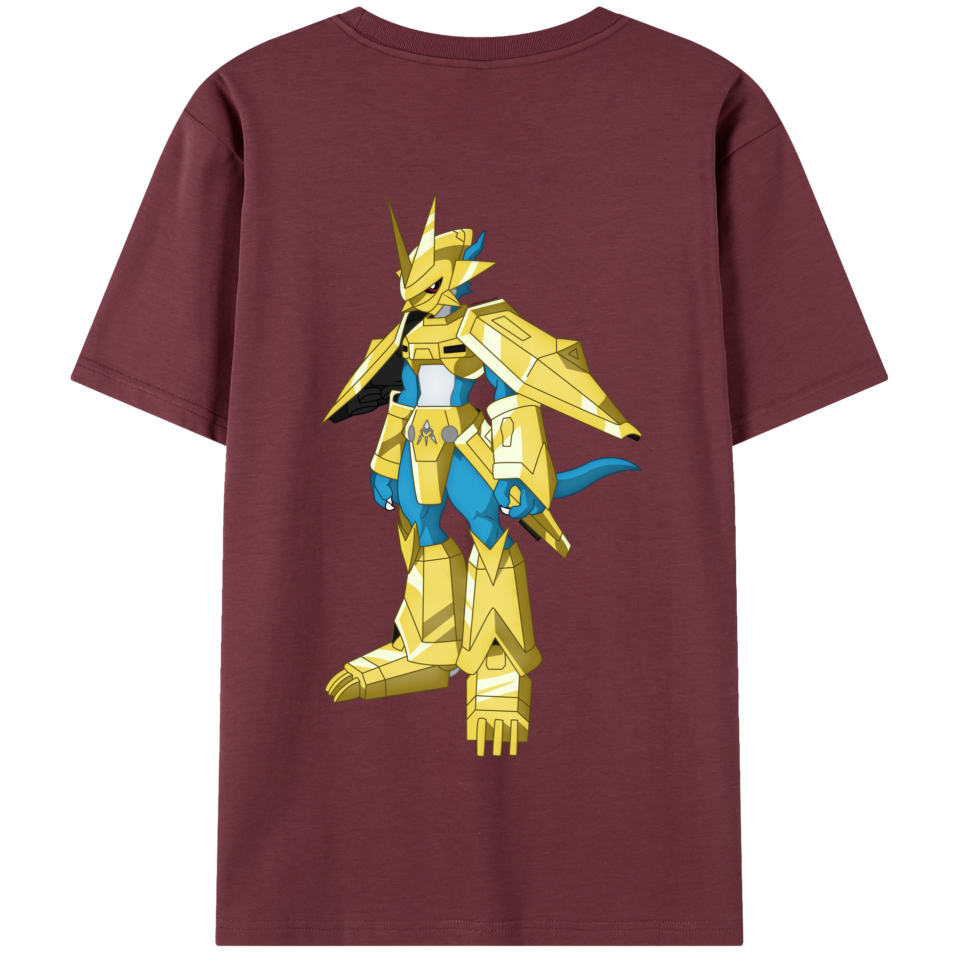 （画像用） Digimon デジタルモンスター/デジモン 綿100％半袖Tシャツ（背面プリント）